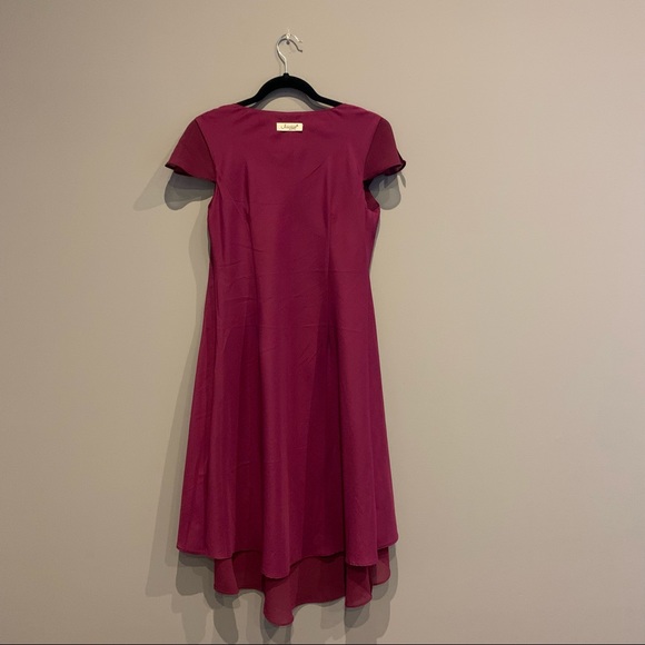 Jessica Size 6 Petite Maroon Dress - Picture 6 of 8